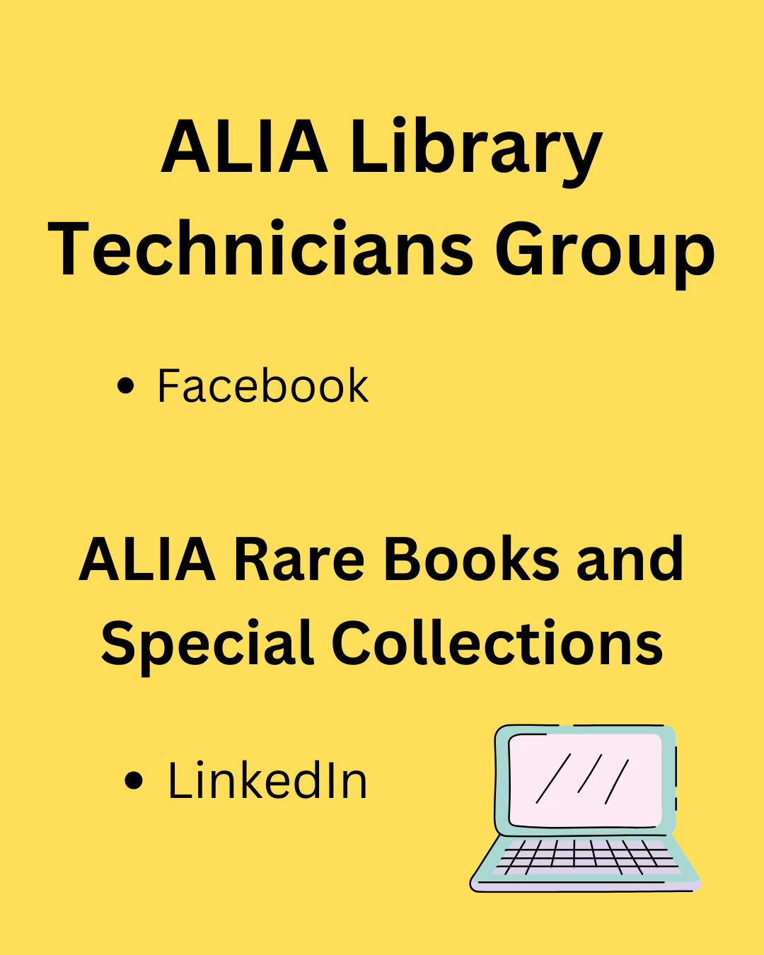 A Guide to ALIA Groups and ALIA Special Interest Groups(4) A computer.
