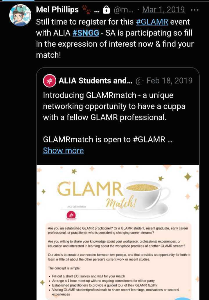 GLAMRmatch Mel Phillips