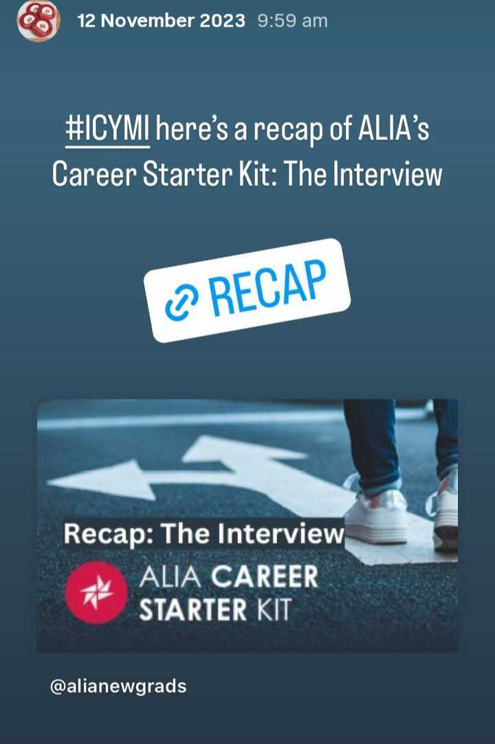 ALIA Career Starter Kit Person walking on road. Arrows show options to take.